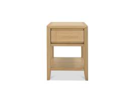 Malmo Oak Lamp Table with Drawer