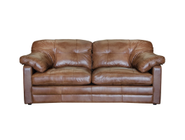 Alexander & James Bailey 2 Seater Sofa upholstered in Byron Tumbleweed Leather