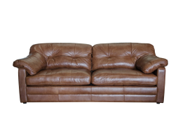 Alexander & James Bailey 3 Seater Split Sofa upholstered in Byron Tumbleweed Leather
