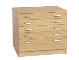 Home Office A2 Plan Chest With Deep Lower Drawer
