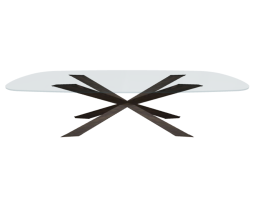 Cattelan Italia Spyder Large Rounded Rectangular Table