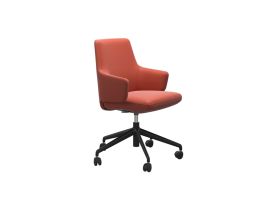 Stressless Vanilla High Back Office Chair With Arms