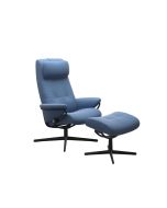 Stressless Berlin Cross Chair Batick Lazuli Blue