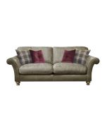 Alexander & James Blake 4 Seater Standard Back Sofa upholstered in Satchel Biscotti Leather