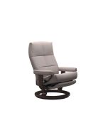 Stressless David Classic Chair with Leg ComfortÂ Yoredale Light Beige Fabric