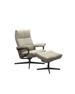 Stressless David Cross ChairÂ Paloma Light Grey