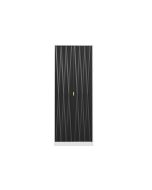 Diamond Black Matt 2 Door Wardrobe