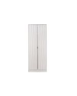 Diamond White 2 Door Wardrobe