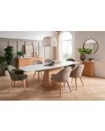 Salerno Rectangular Extending Dining Table