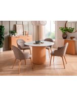 Salerno Round Dining Table