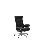 Stressless London Office Chair with Adjustable Headrest Quick Ship
