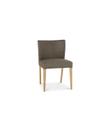 Brienne Light Black/Gold Fabric Chair