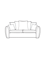 Alstons Memphis 4 Seater Sofa Pillow Back