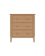 Scandi Bedroom 3 Drawer Chest