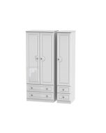 Pembroke Tall Triple 2 Drawer Wardrobe & Drawer