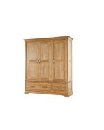 Sherringham Triple Wardrobe with Drawers