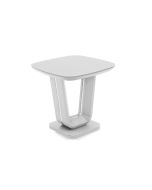 Camaro Lamp Table (White Gloss)