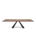 Cattelan Italia Eliot Wood Drive Small Extending Dining Table