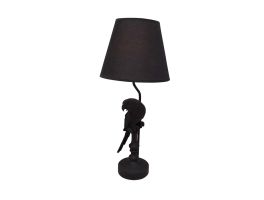 Black Parrot Table Lamp