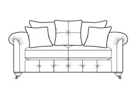 Alstons Venetian 2 Seater Sofa Pillow Back