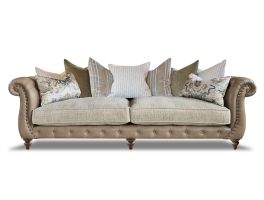 Alexander & James Utopia Pillow Back 4 Seater Mixed Sofa