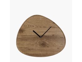 Natural Wood Veneer Tear Wall Clock