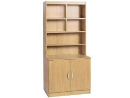 Home Office Large 2 Door Desk Height Cupboard