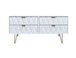 Diamond White 4 Drawer Bed Box