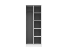 Diamond Kobe Pink Open Shelf Wardrobe