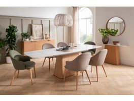 Salerno Rectangular Extending Dining Table