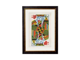 King of Hearts Framed Picture