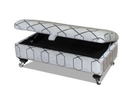 Alstons Waldorf Legged Ottoman