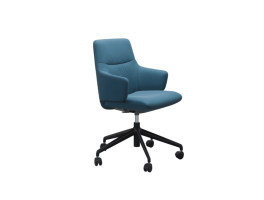 Stressless Mint Low Back Home Office Chair with Arms