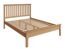 Scandi Bedroom Double Slatted Bed