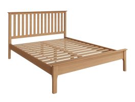 Scandi Bedroom Kingsize Slatted Bed