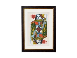 Queen of Hearts Framed Picture