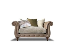 Alexander & James Utopia Pillow Back Snuggler Mixed Chair