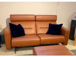 Clearance Stressless Stella 2.5 Seater Sofa & 2 Seater Sofa & Ottoman