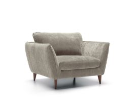 SITS Stella Atropa Grey Beige Armchair Fast Track