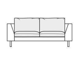 SITS Tokyo 2 Seater Sofa