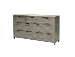 Leo Bedroom 7 Drawer Wide Chest