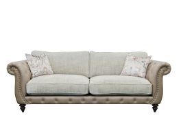 Alexander & James Utopia Standard Back 3 Seater Mixed Sofa