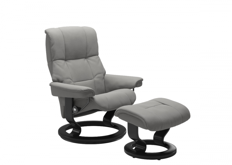 Stressless Mayfair Classic Chair and | Taskers Recliners Stool Stressless 