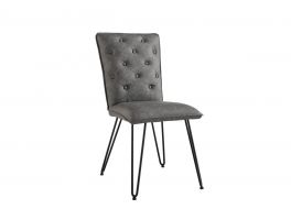 Cassius Grey Studded Chair (x2)