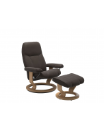 Stressless Consul Classic Chair with Footstool | Stressless Recliners |  Taskers