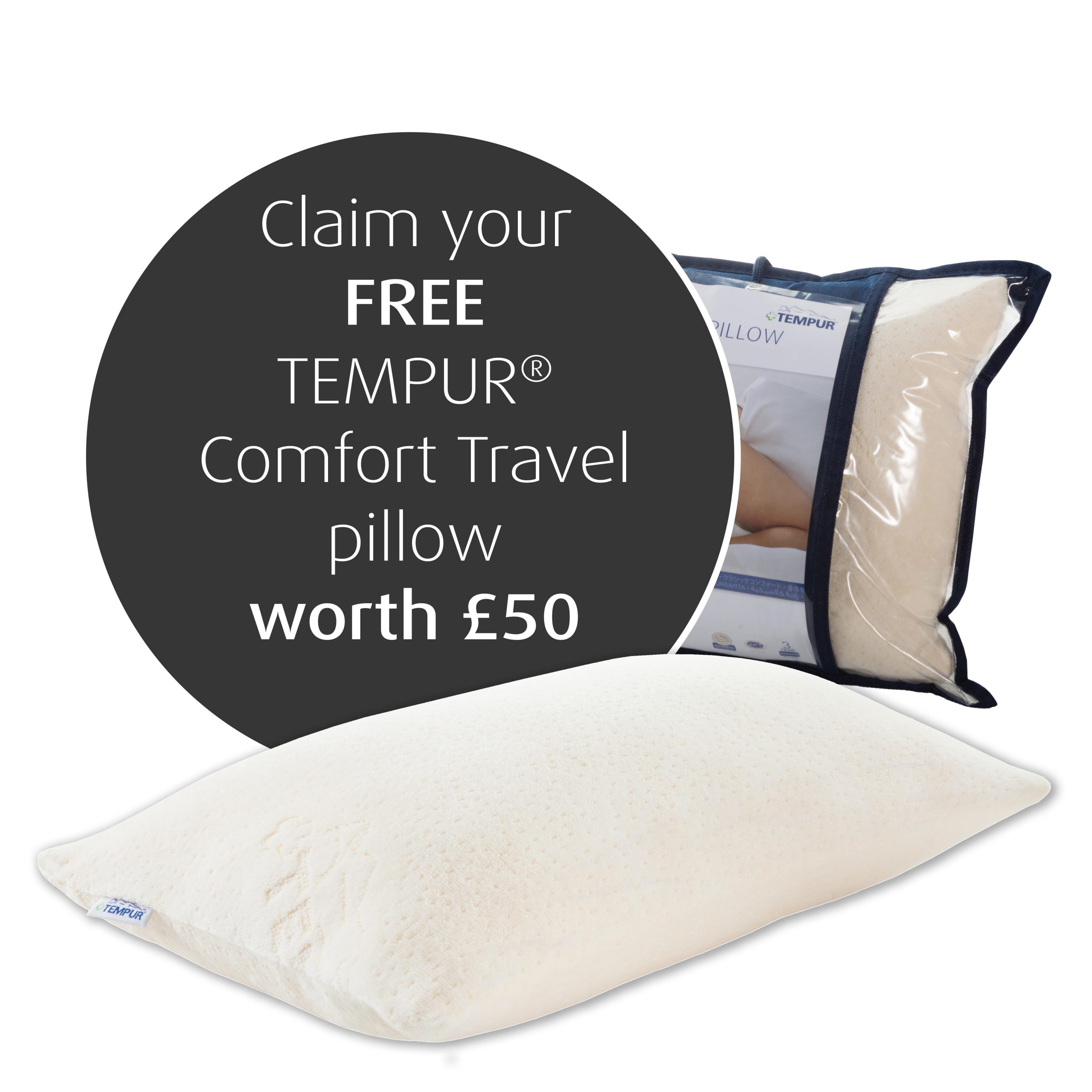 free tempur pillow